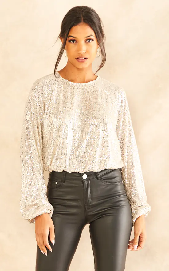 Best deal ๐ Cutie London Sequin Cropped Top ๐ - Image 3