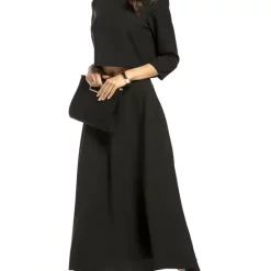 Best deal ✨ Tessita Crop Top With 3/4 Sleeve In Black ⭐