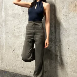 Best reviews of 🔥 Jersey Halter Crop Top By Sarelli 🛒