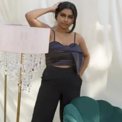 Best reviews of 👍 The Naked Laundry Front Bow Bandeau Crop Top 🔔