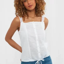 Cheapest ❤️ Joe Browns Pintuck Camisole Top White 🥰