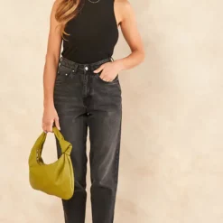 Wholesale ⭐ Object Ribbed Tank Top In Black ✨