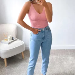 Top 10 🧨 IKRUSH Colleen Knitted Vest Top In Rose 😍